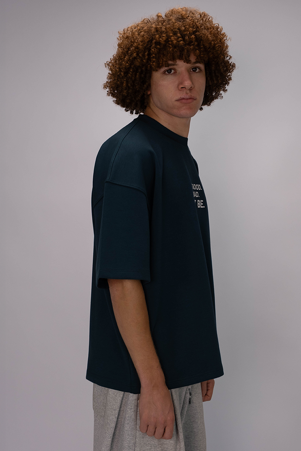 Be good Oversized Tee – Deep Teal