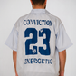Conviction 23 Pinstripe Shirt – Blue Edition