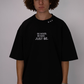 Oversized be good Tee – Midnight Black