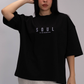 Soul 07 Oversized Tee – Black