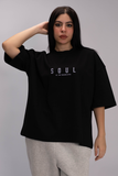 Soul 07 Oversized Tee – Black
