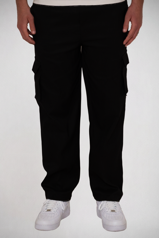 Black Utility Cargo Pants