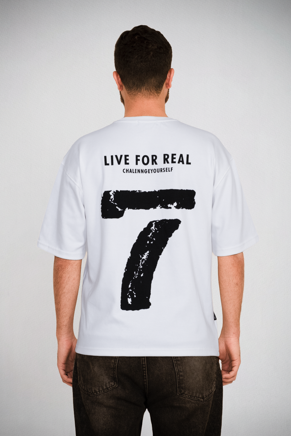 Live For Real Tee – White Edition