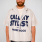 Stripe “Calmy Stylist” Shirt – Navy Edition
