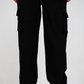 Black Utility Cargo Pants
