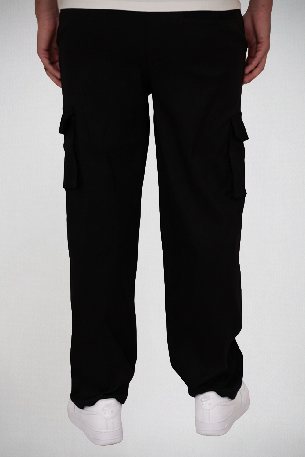 Black Utility Cargo Pants