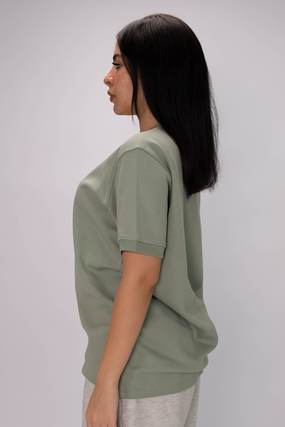 Regular fit Tee – Sage Green