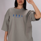 Soul 07 Oversized Tee – Grey Blue