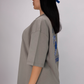 Soul 07 Oversized Tee – Grey Blue