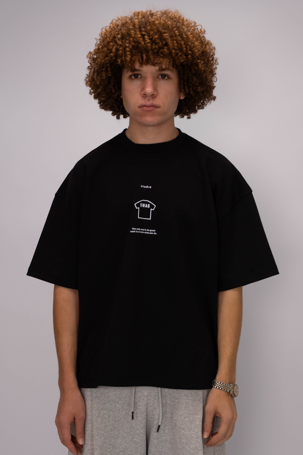 SWAG Oversized Tee – Black