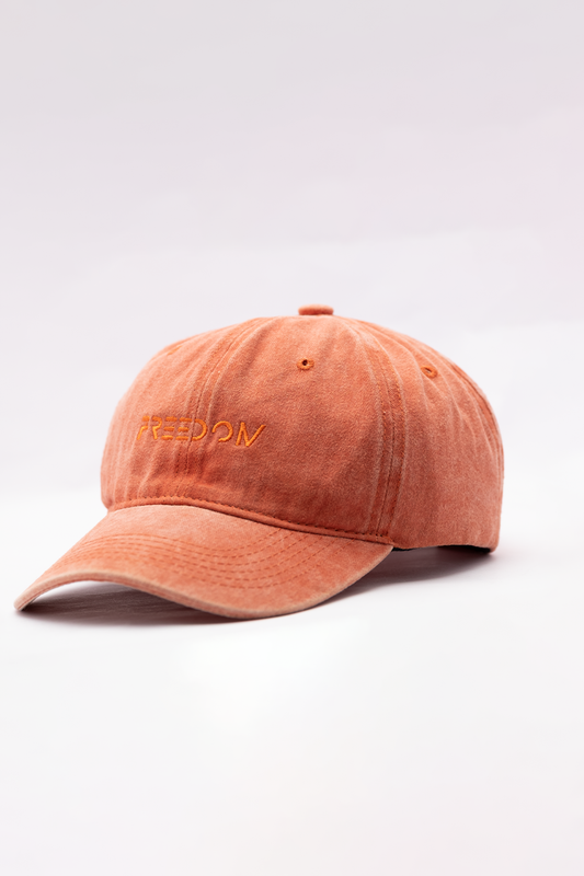 Freedom Denim cap - Orange